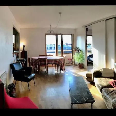 Апартаменты Le Charme De Montmartre A Ciel Ouvert Париж