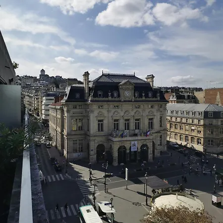 Le Charme De Montmartre A Ciel Ouvert Апартаменты Париж